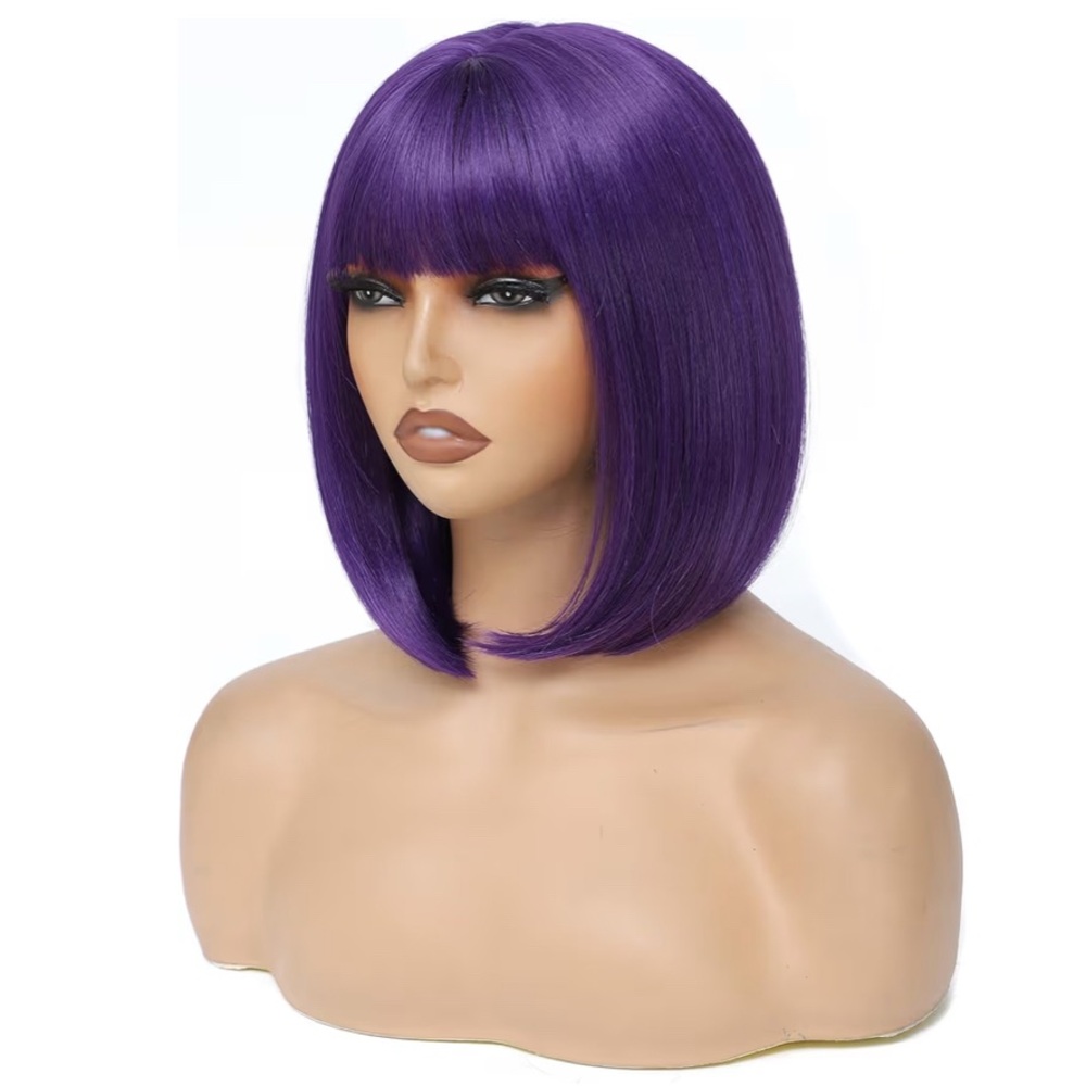 Vibrant Purple Women's Wig